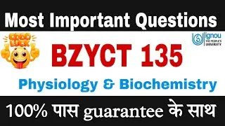Bzyct 135 Important questions | Bzyct 135 Previous year question paper | Bzyct 135 question paper