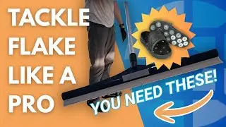 How To: Squeegee and Backroll a Topcoat Over a Full Flake Floor