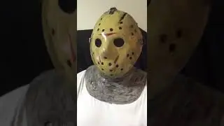 Quick look of my Friday the 13th part 8 Jason silicone hood from Kyle huculak!