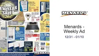 Menards - Weekly Ad 12/31 - 01/10