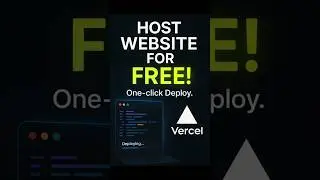 🚀Host Your Website for FREE with Vercel!  🆓| Step-by-Step Tutorial #vercel #hosting