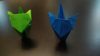 How to make a cute and beautiful origami cat torurial