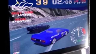 Ridge Racer 13th Racing duel (Time Trial) - RT Blue Solvalou