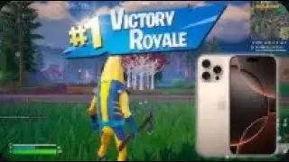 Ranked Fortnite Mobile On iPhone 16 pro 120fps