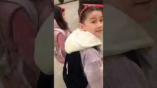 First Day of School excitement 🥰😇📚✏️.          #shorts   #familyvlogs  @zieda.ismailova