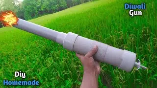 How To Make Diwali Gun || Calcium Carbonate Gun Kaise Banane || Creative Smoke