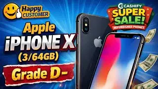 I phone X from cashify super sale ✅ Happy customer #customer unboxing 