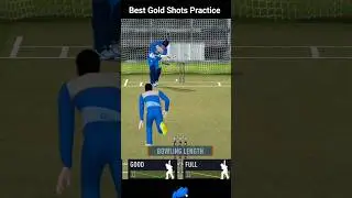 🔥 Gold Shots Practice in Real Cricket 24 | Unstoppable Batting Masterclass 🏏✨#realcricket24#rc24