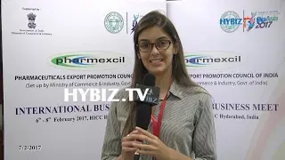 Leticia Gomes | Pharmexcil International Business Meet 2017 | Hyderabad | hybiz