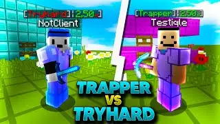 TRAPPER vs TRYHARD ft. NotClient | Minecraft HCF