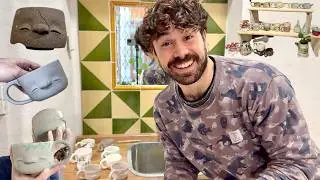 A Week in My Pottery Studio: Prepping for a Christmas Market, Sculpting & Unloading the Kiln