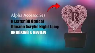 3D Optical Illusion Night Lamp | Amazing Amazon Find! #3DOpticalIllusion, #nightlamp