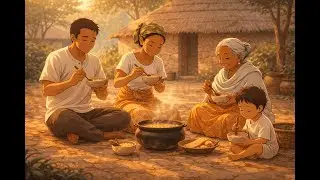 &ldquo;African Family Living Slowly &mdash; A Calm Village Day from Dawn to Night&rdquo;