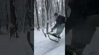 Вип на снегокате #ateox #bmx