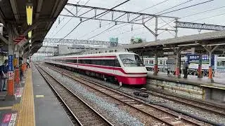 東武200系 204F りょうもう号 春日部駅通過