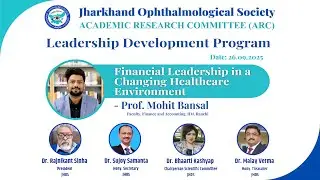 JHOS ARC - Leadership Development Program (Part I) l Prof. Mohit Banshal l Date: 26.09.25