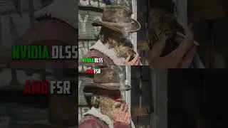Red Dead Redemption 2 Nvidia DLSS vs AMD FSR | RTX 3060 #shorts