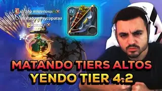 MATANDO TIERS ALTOS YENDO TIER 4.2 🔥 BUILD META ARCO DE GUERRA 🔥 Albion Online Español