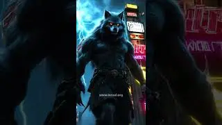 AI Serbia Grey Wolf Fusion: An Incredible Hybrid Beast!