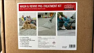 Numatic Wash And Revive Pre Treatment kit First look