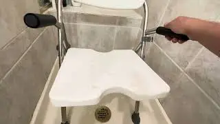 Elderly Assis Medical Shower Bath Seat Adjustable Shower Chair