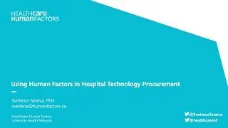 Using Human Factors in Hospital Technology Procurement