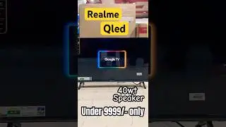 Realme 32 inch Qled tv under 9999/- with 40wt Speaker#amazonsale #shorts #viral #smarttv #tv #4k