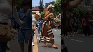 Beautiful ladies Igorot dance at Session Road with Reggae Set Go #sissiwit #igorotcountryofficial