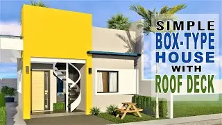 SMALL HOUSE DESIGN WITH ROOF DECK (6m x 7.5m)