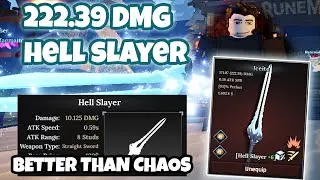 Crafting The Best Iceite Hell Slayer Sword The Forge Roblox