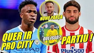 URGENTE ! VINI JR SE OFERECE AO CITY ! YURI ALBERTO DANDO ADEUS AO CORINTHIANS E MAIS