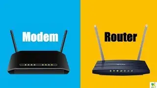 Difference Between Modem and Router  |  Modem vs Router  |  Similarities