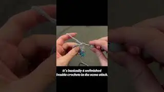 Tip Tuesday! 4 Double crochet cluster#crochet #crochetersoftiktok #crochettipsandtricks #crochettips