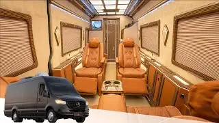 Mercedes Sprinter VIP Luxury van - Full Review Interior customized