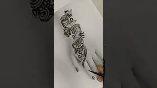 Backside hand mehendi design #bridalmehendi #mehndi #backsidemehandidesign #arabicmehndi 