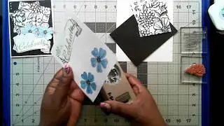 Stampin Up Flower Shop - Inspiration Series - watercolor spotlight card