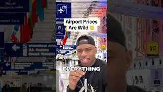 Airport prices got me questioning 🤨 #airport #prices #travel #shorts