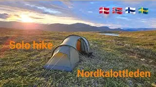 Solo hike Nordkalottleden. 13 dage, 212 km, 5015 højdemeter. Hvor Norden mødes...