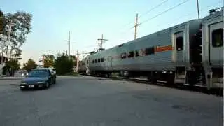 South Shore Line train on 10th St