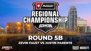 Zevin Faust vs Justin Parente | Round 5b | SCG CON Minneapolis MTG Regional Championship
