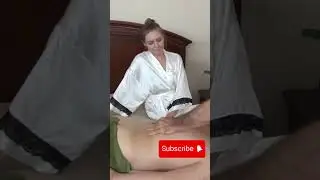 Back massage petrasage again instruction | David Allan Wellness Academy.