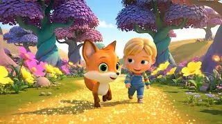 Little Fox Followed a Glitter Trail | Nursery Rhymes for Kids & Baby Songs