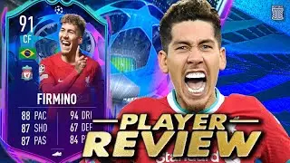 91 UCL RTTF FIRMINO PLAYER REVIEW! CHAMPIONS LEAGUE ROAD TO THE FINAL - FIFA 23 ULTIMATE TEAM