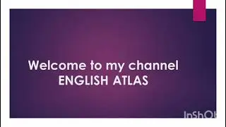 ENGLISH ATLAS VOCABULARY  