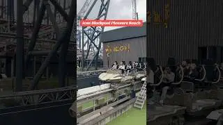 Icon rollercoaster Blackpool Pleasure Beach 🎢 #themepark #rollercoaster #blackpool #ride #coaster
