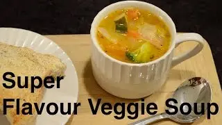Овощной суп с супервкусом (простой и веганский)