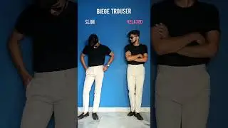 Slim vs relaxed fit trouser #menstyle #mensfashion #trouser