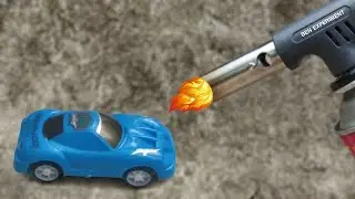 EXPERIMENT : GAS TORCH VS NASCAR CARS
