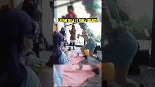 Lacari tries to make new friends