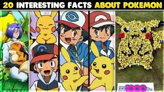 Top 20 Unknown Facts About Pokemon | 20 Interesting Pokemon Facts | Hindi |